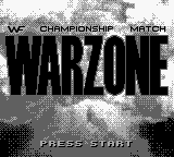WWF Warzone Title Screen